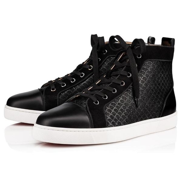 fashion men's and women's leather casual shoes walking high-red sole sneakers high-quality men's formal shoelace box, Black
fashion men's and women's leather casual shoes walking high-red sole sneakers high-quality men's formal shoelace box, Black