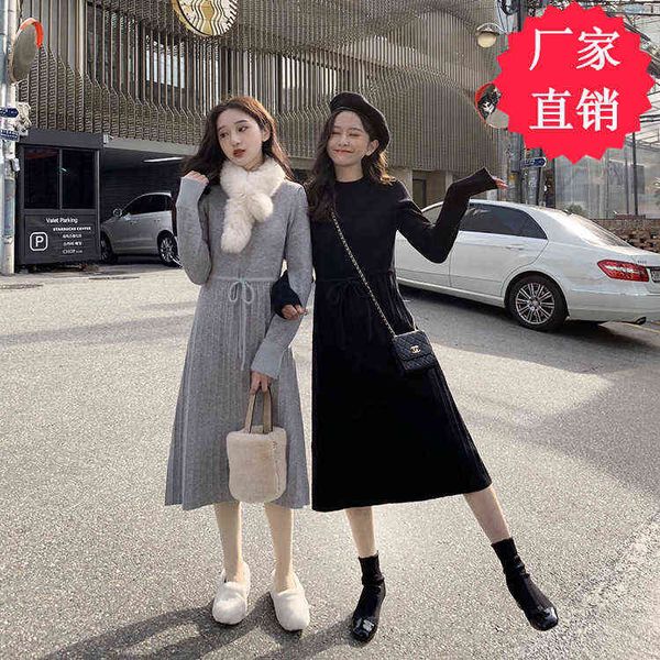casual dresses (2 piec) 2022 autumn winter bottomed sweater women's beautiful summer versatile knitted dresses solid color, Black;gray
casual dresses (2 piec) 2022 autumn winter bottomed sweater women's beautiful summer versatile knitted dresses solid color, Black;gray