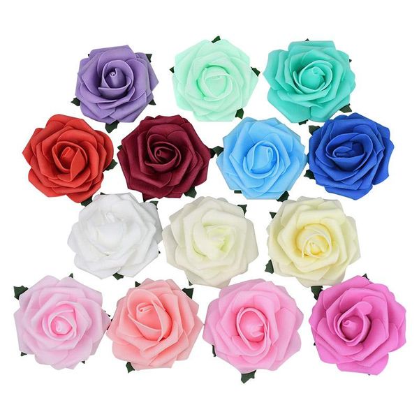 decorative flowers & wreaths 10pcs/lot foam roses handmade diy wreath bridal wedding decoration multi-use artificial flower heads home garde 
decorative flowers & wreaths 10pcs/lot foam roses handmade diy wreath bridal wedding decoration multi-use artificial flower heads home garde