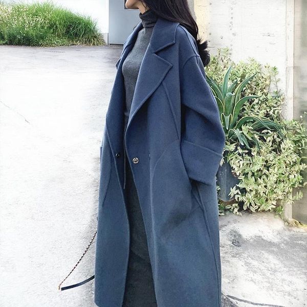 women's wool & blends kmetram 100% coat female jacket winter women double side woolen coats and jackets korean long my4280, Black
women's wool & blends kmetram 100% coat female jacket winter women double side woolen coats and jackets korean long my4280, Black