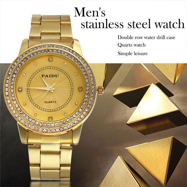 wristwatches relogio masculino lancardo stainless steel analog display men's quartz watch rhinestone gold business men watches, Slivery;brown
wristwatches relogio masculino lancardo stainless steel analog display men's quartz watch rhinestone gold business men watches, Slivery;brown