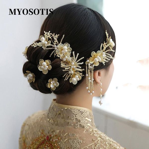 hair clips & barrettes retro chinese wedding flower headdress accessories handmade pearl beading hollow-out floral headpiece, Golden;silver
hair clips & barrettes retro chinese wedding flower headdress accessories handmade pearl beading hollow-out floral headpiece, Golden;silver
