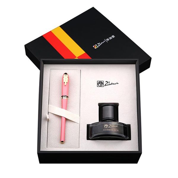 fountain pens luxury pimio financial pen with bottle ink gift set 0.38mm ef nib exquise petal gold clip metal for women writing
fountain pens luxury pimio financial pen with bottle ink gift set 0.38mm ef nib exquise petal gold clip metal for women writing