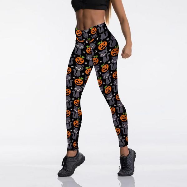 women's leggings leggins halloween sugar skull for women girl pumpkin print workout party pant, Black
women's leggings leggins halloween sugar skull for women girl pumpkin print workout party pant, Black
