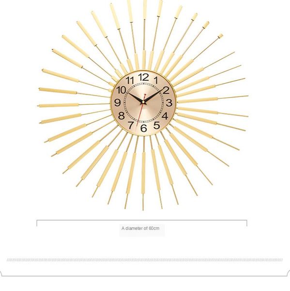 large golden silent wall clock modern design creative kitchen luxury reloj de pared home decoration clocks
large golden silent wall clock modern design creative kitchen luxury reloj de pared home decoration clocks
