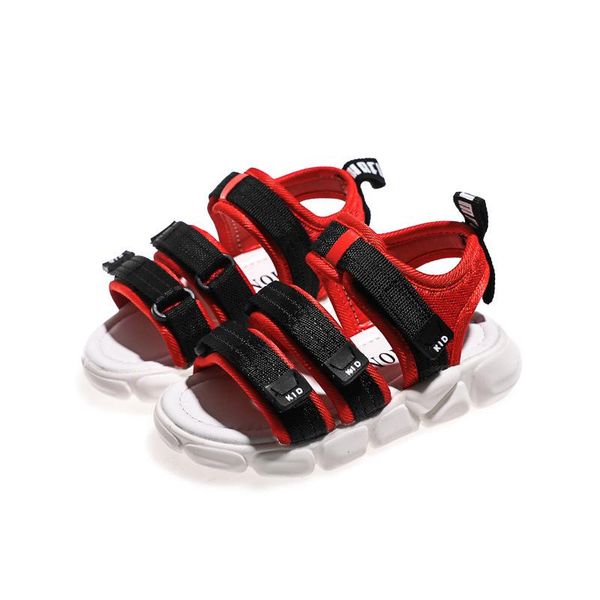 sandals children's 2021 summer boys and girls baby casual soft soled flat beach shoes, Black;red
sandals children's 2021 summer boys and girls baby casual soft soled flat beach shoes, Black;red