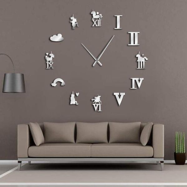 unicorns giant wall clock modern design large rainbow cloud magical kid room living watch art decor clocks
unicorns giant wall clock modern design large rainbow cloud magical kid room living watch art decor clocks