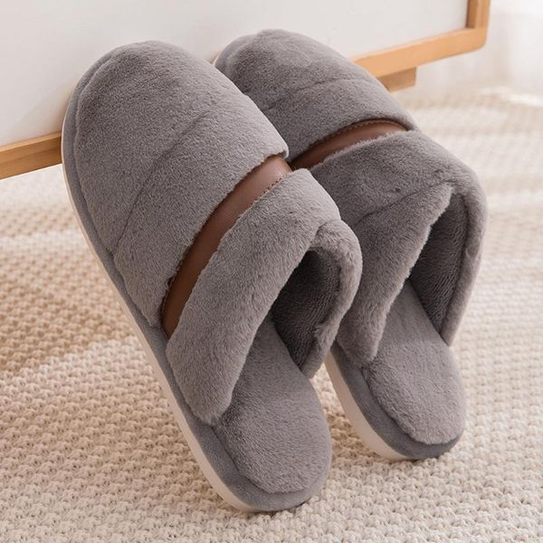 slippers men's large size waterproof home plus velvet warm shoes cotton, Black
slippers men's large size waterproof home plus velvet warm shoes cotton, Black