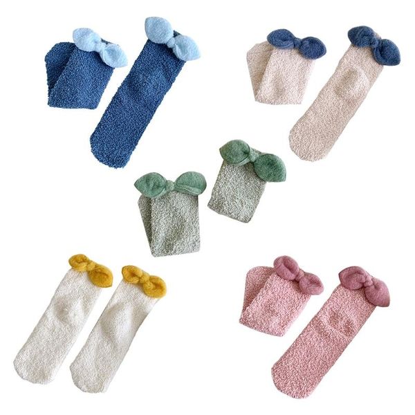 socks & hosiery 573b women sweet solid fuzzy sleep candy color bow winter coral velvet, Black;white
socks & hosiery 573b women sweet solid fuzzy sleep candy color bow winter coral velvet, Black;white