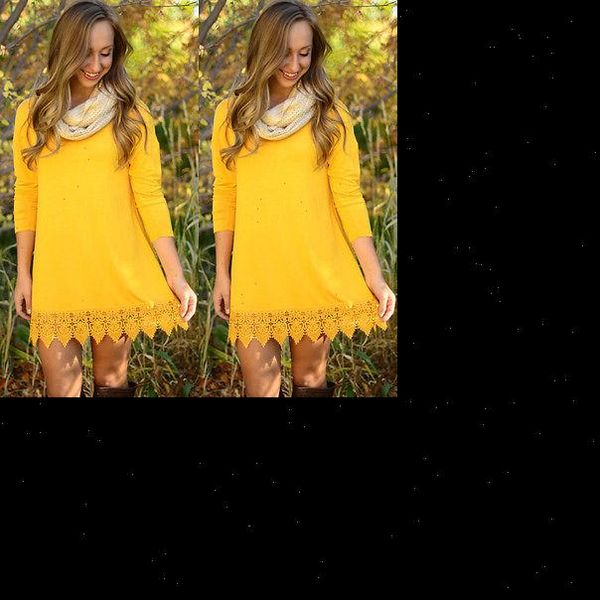 autumn women dresses long sleeve embroidery loose casual lace blouse t shirt short mini dress mujer vestidos, Black;gray
autumn women dresses long sleeve embroidery loose casual lace blouse t shirt short mini dress mujer vestidos, Black;gray