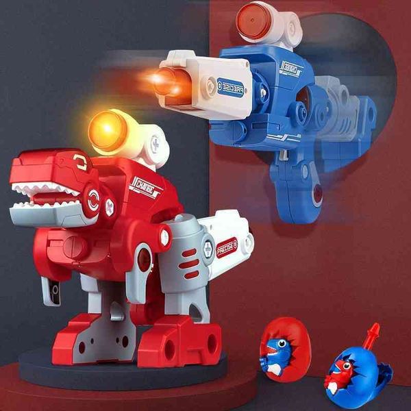 dinosaur children's toy disassembly gunslight boy tyrannosaurus rex deformation robot set gift new products
dinosaur children's toy disassembly gunslight boy tyrannosaurus rex deformation robot set gift new products