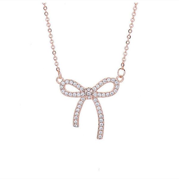 chains 925 sterling silver bow necklace full of stars, moon and fritillary niche design personalized ladies party jewelry 
chains 925 sterling silver bow necklace full of stars, moon and fritillary niche design personalized ladies party jewelry