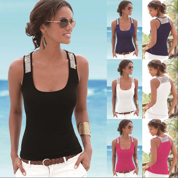 summer vest fitness camisole women t shirt singlet elastic plus size glitter print sleeveless, White
summer vest fitness camisole women t shirt singlet elastic plus size glitter print sleeveless, White