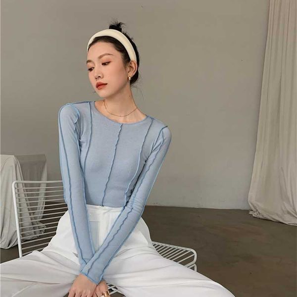 women's t-shirt stitch crewneck long sleeve bodycon tshirt blue ladies t women crew neck tee casual designer clothes 3bm4, White
women's t-shirt stitch crewneck long sleeve bodycon tshirt blue ladies t women crew neck tee casual designer clothes 3bm4, White