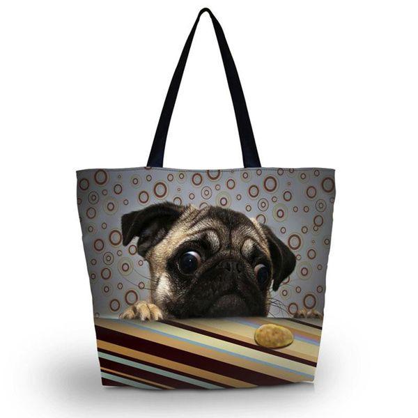 shopping bags 2021 cut pug foldable tote women bag shoulder lady handbag pouch zipper closure pocket shool sb-1
shopping bags 2021 cut pug foldable tote women bag shoulder lady handbag pouch zipper closure pocket shool sb-1