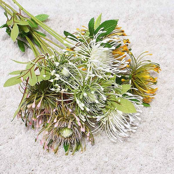 decorative flowers & wreaths 3 forks artificial bouquet wedding bridal supplies real touch fake for home garden decoration
decorative flowers & wreaths 3 forks artificial bouquet wedding bridal supplies real touch fake for home garden decoration