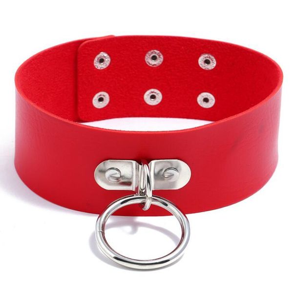 chokers punk fashion wide pu leather choker necklace metal silver round circle collar club party bid statement chain gothic jewelry, Golden;silver
chokers punk fashion wide pu leather choker necklace metal silver round circle collar club party bid statement chain gothic jewelry, Golden;silver
