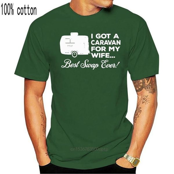 men's t-shirts caravan for my wife mens funny caravanning t-shirt camping toeing holiday awning, White;black
men's t-shirts caravan for my wife mens funny caravanning t-shirt camping toeing holiday awning, White;black