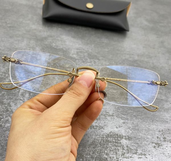 krosin glasses metal drilling pure titanium ultra light gold wire business gentle frameless myopic flat, White;black
krosin glasses metal drilling pure titanium ultra light gold wire business gentle frameless myopic flat, White;black