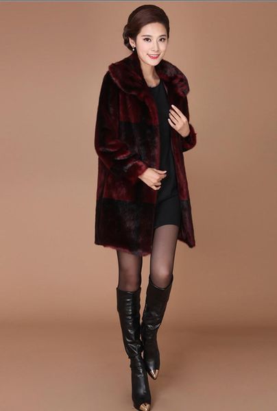 women's fur & faux coat women mink coats womens thick warm red outerwear plus size winter casaco feminino wxf045 s 's, Black
women's fur & faux coat women mink coats womens thick warm red outerwear plus size winter casaco feminino wxf045 s 's, Black