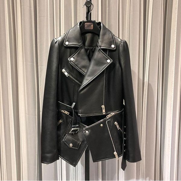 women's leather & faux black color women spring coat 2021 the hem is detachable genuine jacket female real sheepskin clothing fashion m
women's leather & faux black color women spring coat 2021 the hem is detachable genuine jacket female real sheepskin clothing fashion m