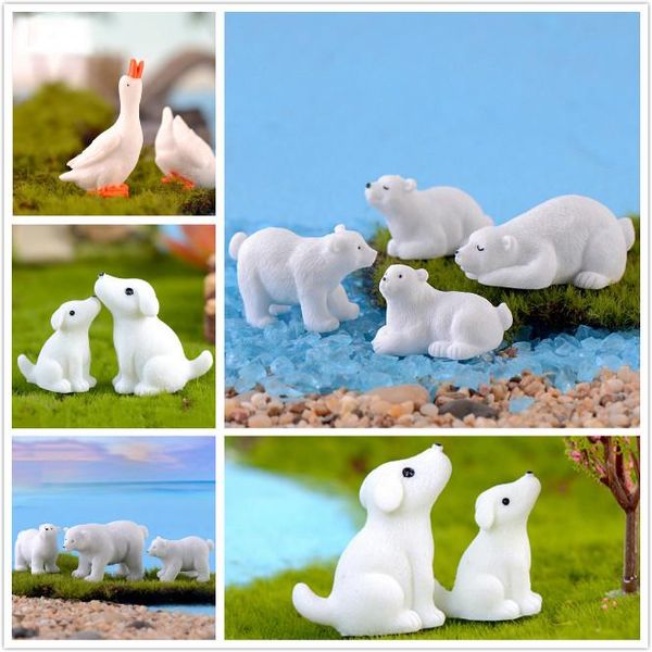 decorative objects & figurines 1pc white bear dogs duck resin miniatures animals figurins micro landscape decoration bonsai ornaments
decorative objects & figurines 1pc white bear dogs duck resin miniatures animals figurins micro landscape decoration bonsai ornaments