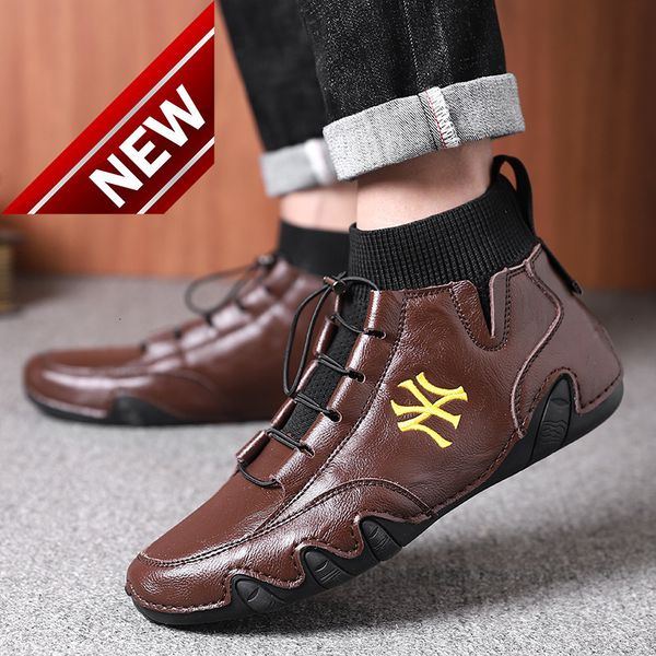 new eight claw men's driving doudou british foot covering business casual leather lightweight dad shoes, Black
new eight claw men's driving doudou british foot covering business casual leather lightweight dad shoes, Black