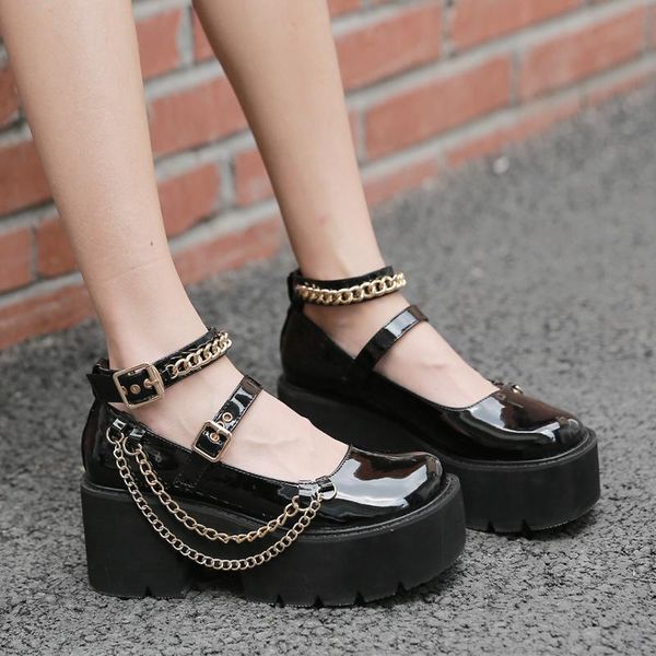 dress shoes one word buckle ladies spring and summer fashion all-match thick-soled korean small leather, Black
dress shoes one word buckle ladies spring and summer fashion all-match thick-soled korean small leather, Black