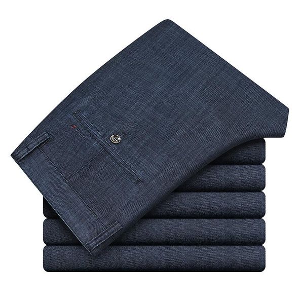 men's jeans 2021 summer modal comfortable cotton thin straight luxury business casual brand clothing men's denim, Blue
men's jeans 2021 summer modal comfortable cotton thin straight luxury business casual brand clothing men's denim, Blue
