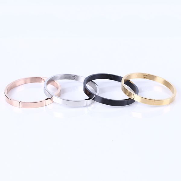 bracelet keka family bracelet female straight buckle titanium steel bracelet smooth couple lettering stainless steel, Black
bracelet keka family bracelet female straight buckle titanium steel bracelet smooth couple lettering stainless steel, Black