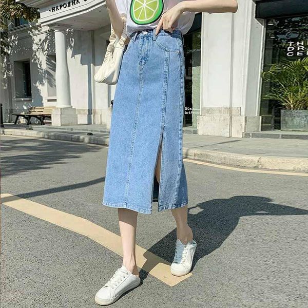 skirts female spring and summer 2021 little high-waisted split package of hang down feeling long in a word hip skirt, Black
skirts female spring and summer 2021 little high-waisted split package of hang down feeling long in a word hip skirt, Black