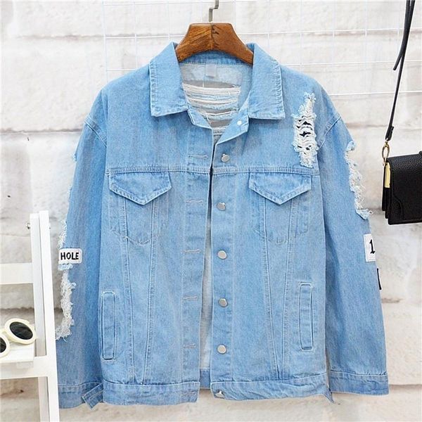 women's jackets plus size where is my mind korea kpop frayed letter patch bomber jeans jacket women ripped denim coat female streetwear, Black;brown
women's jackets plus size where is my mind korea kpop frayed letter patch bomber jeans jacket women ripped denim coat female streetwear, Black;brown