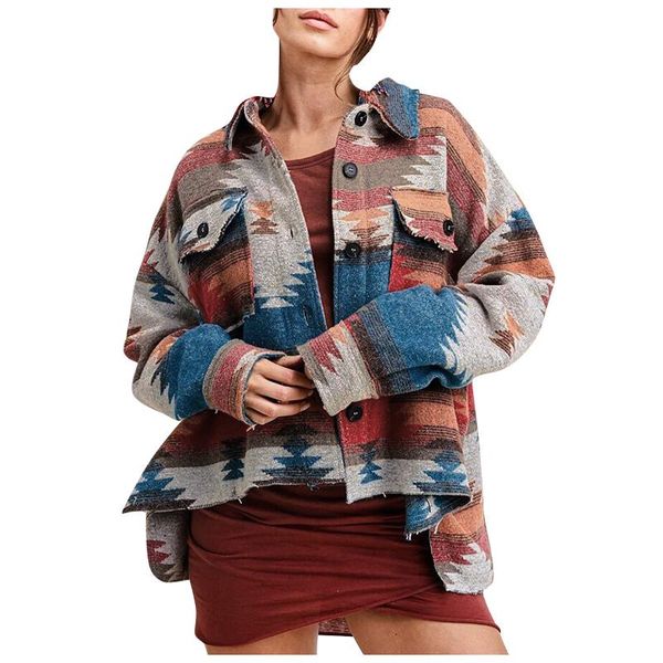 women's jackets plus size jacket coat women fashion autumn winter ethnic geometric print loose cardigan outerwear chic top, Black;brown
women's jackets plus size jacket coat women fashion autumn winter ethnic geometric print loose cardigan outerwear chic top, Black;brown