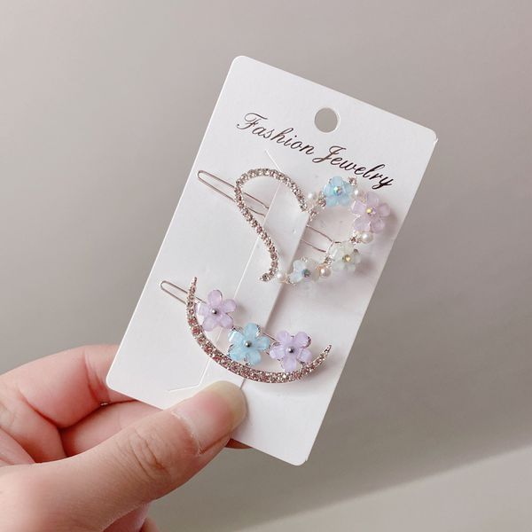 japanese and korean flower hair clips mori female cute fresh girl four-leaf clover wreath hollow heart-shaped side clip rhinestone hairpin z, Golden;silver
japanese and korean flower hair clips mori female cute fresh girl four-leaf clover wreath hollow heart-shaped side clip rhinestone hairpin z, Golden;silver