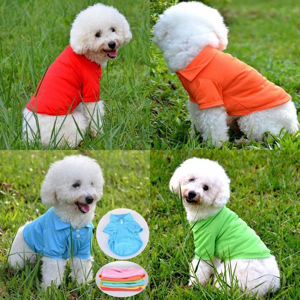 dog apparel cute summer pet puppy small cat shirt 100% cotton clothes costume t-shirt 5 size 6 colors
dog apparel cute summer pet puppy small cat shirt 100% cotton clothes costume t-shirt 5 size 6 colors
