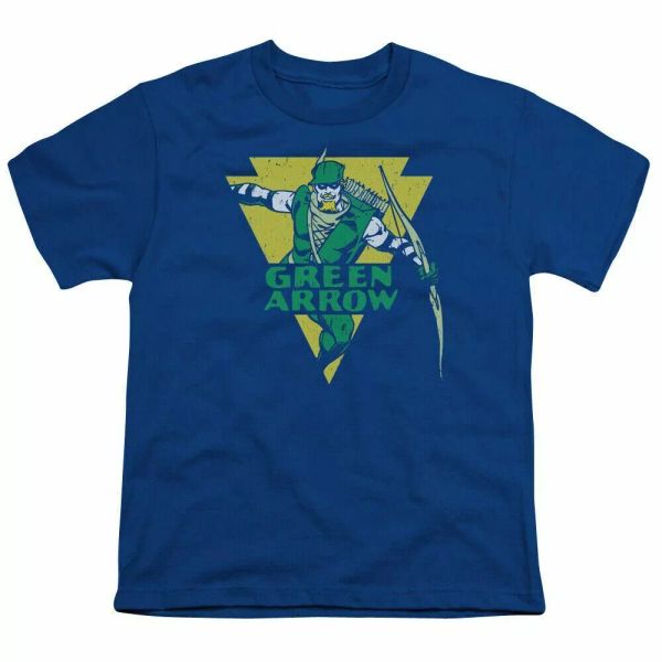 green arrow distressed arrow kids youth t shirt licensed dc comic tee royal blue, White;black
green arrow distressed arrow kids youth t shirt licensed dc comic tee royal blue, White;black