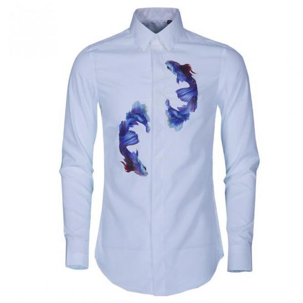 men's casual shirts 3d digital printing men shirt cotton chinese style long sleeve mens dress camisa masculina slim fit man, White;black
men's casual shirts 3d digital printing men shirt cotton chinese style long sleeve mens dress camisa masculina slim fit man, White;black
