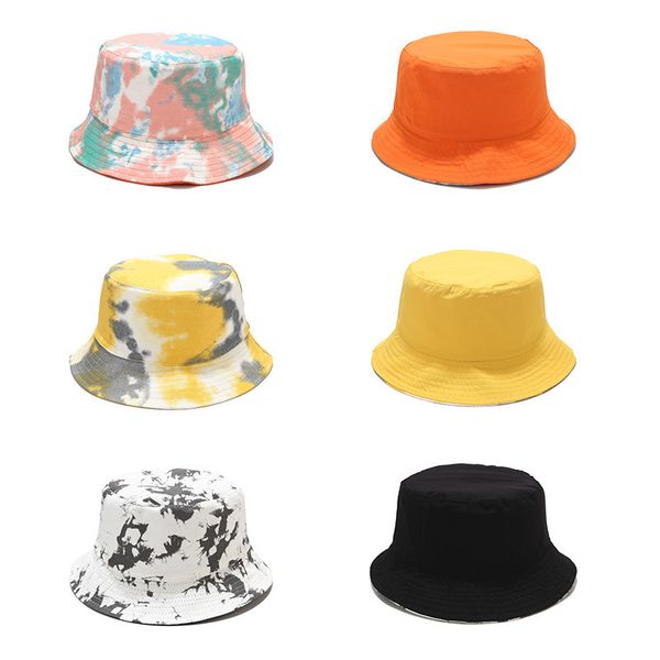 new tie dyed fisherman's men's women's fashion double sided basin outdoor leisure sun hat in spring and summer
new tie dyed fisherman's men's women's fashion double sided basin outdoor leisure sun hat in spring and summer
