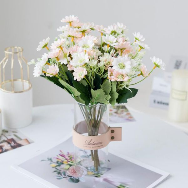 decorative flowers & wreaths 32cm white yellow daisy flower bouquet silk plastic artificial wedding bridal valentines home garden decoration
decorative flowers & wreaths 32cm white yellow daisy flower bouquet silk plastic artificial wedding bridal valentines home garden decoration
