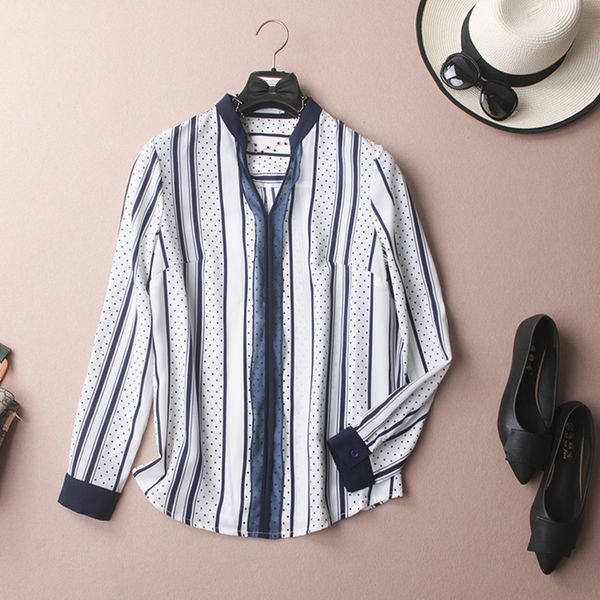 spring autumn fashion women's long sleeves v neck stripe office ladies chiffon shirts female shirt blouse a3584 210428, White
spring autumn fashion women's long sleeves v neck stripe office ladies chiffon shirts female shirt blouse a3584 210428, White