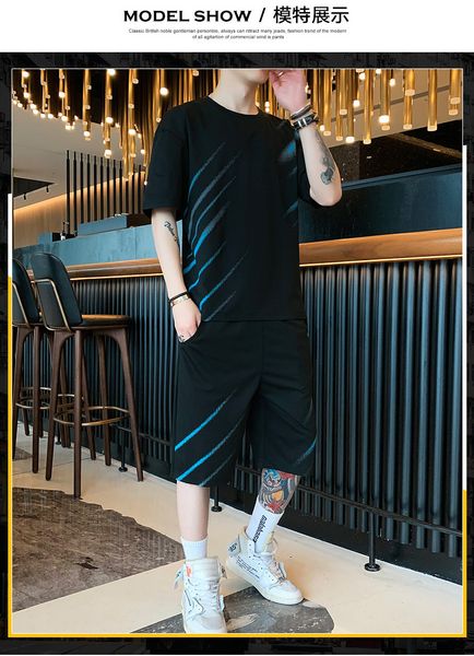 men's tracksuit casual sportswear set 2pcs leisure gym outfits running suit expert design quality latest style original status, Gray
men's tracksuit casual sportswear set 2pcs leisure gym outfits running suit expert design quality latest style original status, Gray