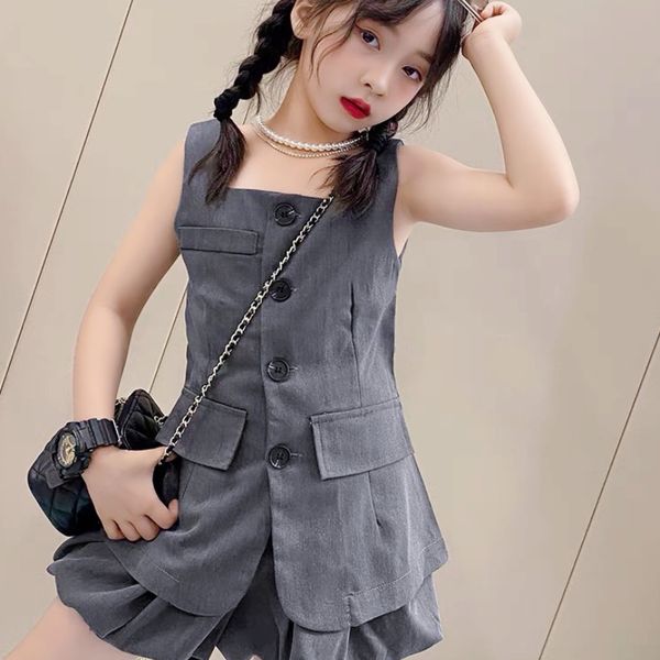 baby childrens fashion vest suit girls summer square collar pumpkin pants suit two-piece suit trendy kids clothes, White
baby childrens fashion vest suit girls summer square collar pumpkin pants suit two-piece suit trendy kids clothes, White