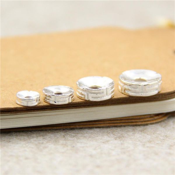charms s925 sterling silver diy beaded handmade bracelet material accessories plain bead spacer, Bronze;silver
charms s925 sterling silver diy beaded handmade bracelet material accessories plain bead spacer, Bronze;silver