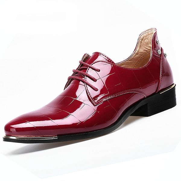 dress shoes men large sizes pointed toe red shoe formal homme man italy oxford leather wedding, Black
dress shoes men large sizes pointed toe red shoe formal homme man italy oxford leather wedding, Black