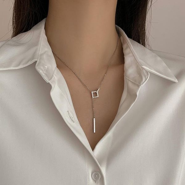 pendant necklaces simplicity gold silver color chain strip square necklace women jewelry fashion aesthetic accessories 2021 trend gift
pendant necklaces simplicity gold silver color chain strip square necklace women jewelry fashion aesthetic accessories 2021 trend gift
