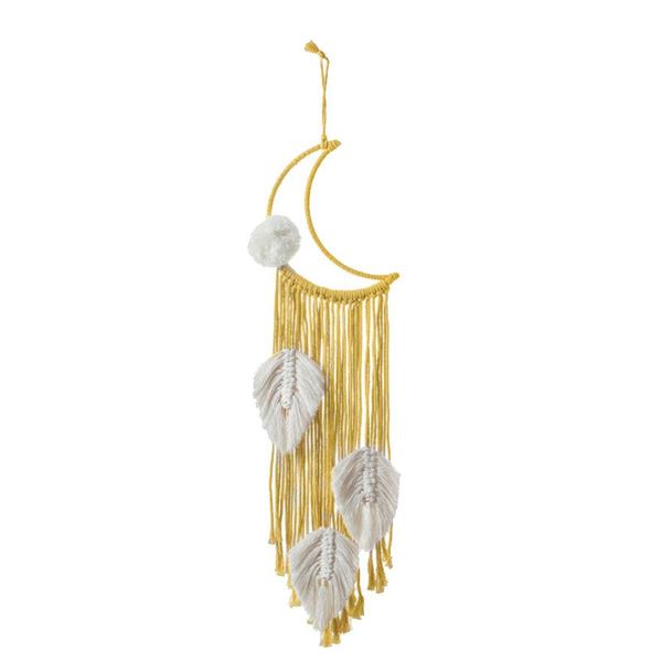 tapestries boho moon tapestry macrame wall hanging leaves woven dorm room ornament home wedding decor gift,yellow
tapestries boho moon tapestry macrame wall hanging leaves woven dorm room ornament home wedding decor gift,yellow