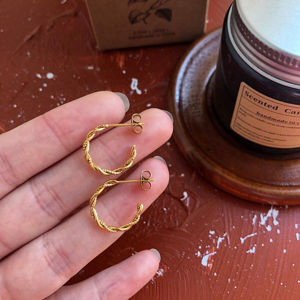 dangle & chandelier amaiyllis 18k gold minimalist hoop twist earrings hollow spiral circle earring for female party jewelry gift, Silver
dangle & chandelier amaiyllis 18k gold minimalist hoop twist earrings hollow spiral circle earring for female party jewelry gift, Silver