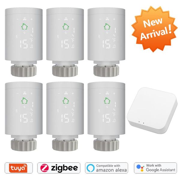 smart home control tuya zigbee 3.0 thermostatic radiator valve for actuator voice works with google +gateway kit
smart home control tuya zigbee 3.0 thermostatic radiator valve for actuator voice works with google +gateway kit