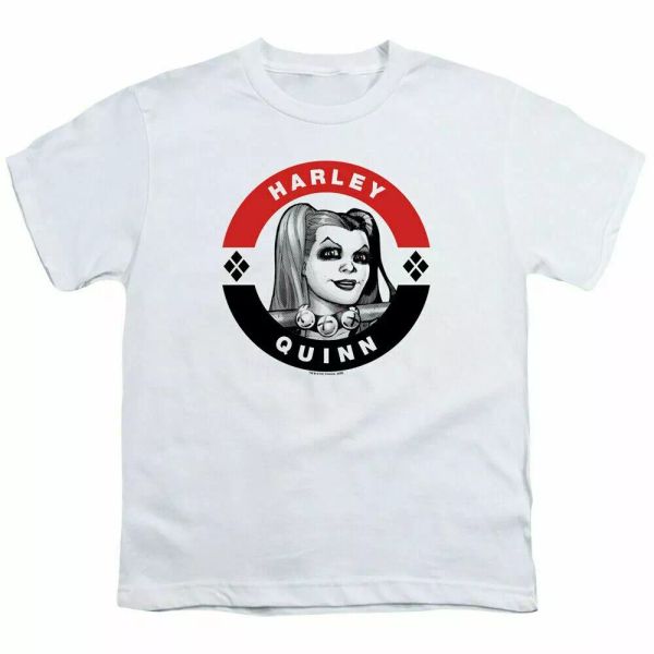 Harley Quinn Harley President Circle Kids Youth T Shirt Licensed DC Comics White, White;black
Harley Quinn Harley President Circle Kids Youth T Shirt Licensed DC Comics White, White;black