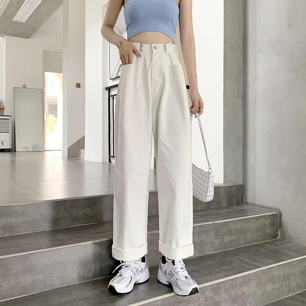 women's pants & capris white women high waist casual female harem trousers cotton streetwear office lady korean style loose straight, Black;white
women's pants & capris white women high waist casual female harem trousers cotton streetwear office lady korean style loose straight, Black;white